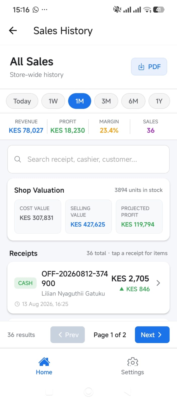DukaPro Mobile screenshot 4